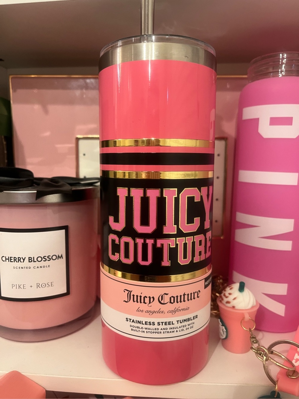 NWT JUICY COUTURE TUMBLR and beautiful, black pink and gold